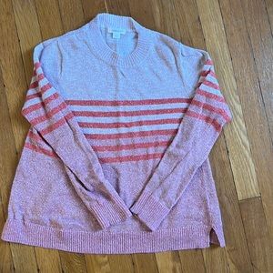 Crewcuts pink metallic sweater - lightweight, size 10